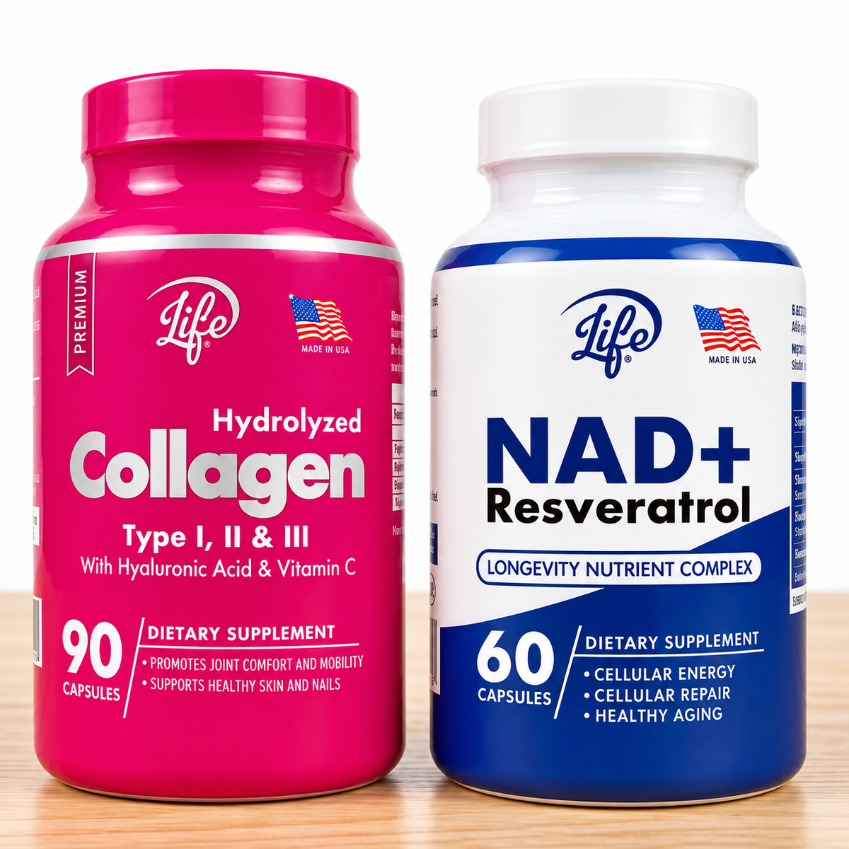 Combo Vitalidad y Firmeza 360° — Colágeno + NAD+ Resveratrol