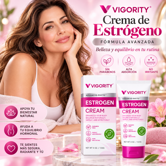 Vigority Estrogen Cream – Crema de Estrógeno para Mujer | 120 g