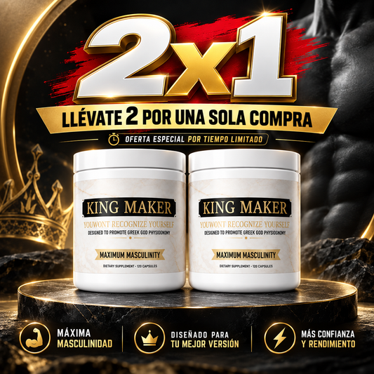 King Maker – Poder y Vitalidad Masculina | 120 Cápsulas