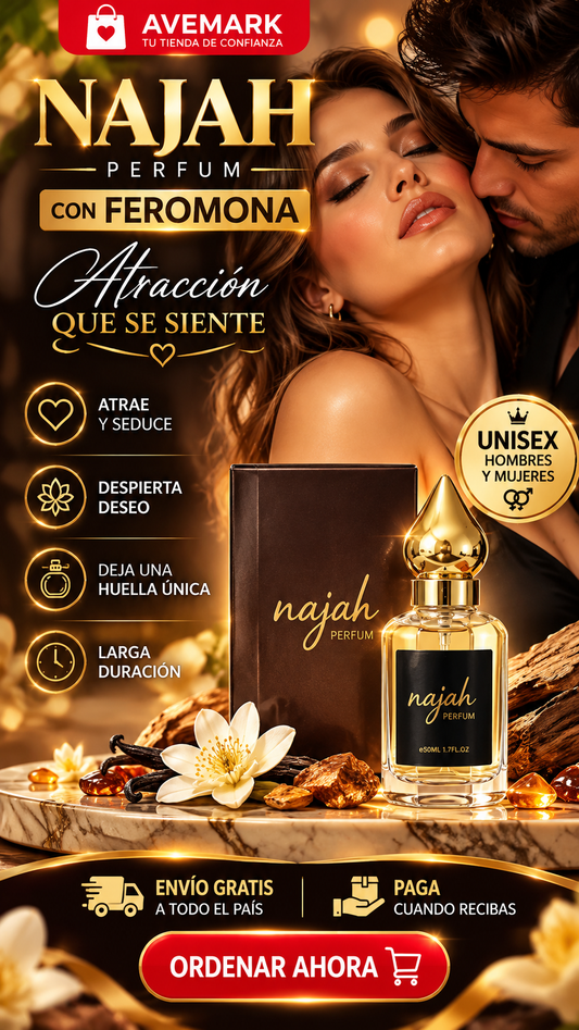 Najah Perfume Árabe Unisex | Elegancia Oriental que Deja Huella