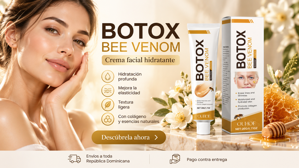 Tratamiento Efecto Botox & Firmeza – Crema de Veneno de Abeja (20g)