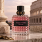 Valentino Born in Roma - Perfume masculino con frasco transparente y detalles dorados